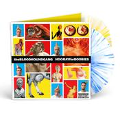 BLOODHOUND GANG - Hooray For Boobies (25th Anniversary Edition) - 2LP - White w/ Blue Splatter &amp; White w/ Yellow Splatter Vinyl [DEC 6] image