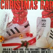 VARIOUS - Christmas Rap (2023 Reissue) - LP - Red and White Split Coloured Vinyl image
