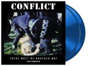 CONFLICT - There Must Be Another Way (The Singles) - 2LP - Limited Blue Vinyl [Record Store Day 2026] image
