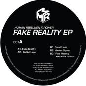 HUMAN REBELLION, POWER - Fake Reality - 12" EP - Vinyl image