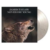 JAMES TAYLOR - Never Die Young (2023 Reissue) - LP - 180g White &amp; Black Marbled Vinyl image