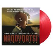 PHILIP GLASS - Naqoyqatsi : Life As War (Original Soundtrack) [2024 Reissue] - 2LP - 180g Translucent Red Vinyl image