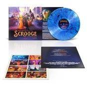 VARIOUS - Scrooge: A Christmas Carol (Music From The Netflix Film) - LP - Blue with Black Smoke Vinyl image