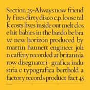 SECTION 25 - Always Now - 5CD Box Set