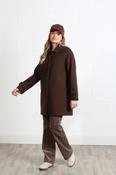 Georgia Chocolate Brown Coat image