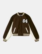 Brown Printed Jacket