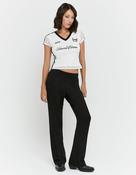 Black Flared Trousers image