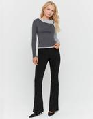 Black Flare Trousers