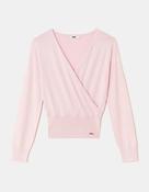 Pink Wrap Knit Jumper