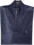 Tom Penn 1/4 Zip Knit - Indigo image
