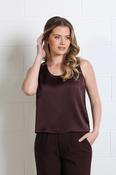 Emma Aubergine Top image