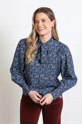 Isabella Navy Reef Blouse image
