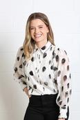 Posy White Blouse image