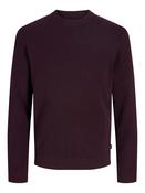 Milano Stitch Knit Crew Neck - Bitter Chocolate Melange image