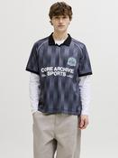 Breeze Football Aop Mesh Tee-Black