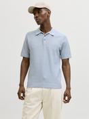 Riley Knit Short Sleeve Polo-Ashley Blue image