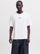 Club Back Script Crew Neck Tee - Bright White