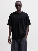 Club Back Script Crew Neck Tee - Black