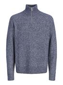 Frederiksberg Ollie Knit Half Zip - Crown Blue