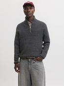 Frederiksberg Ollie Knit Half Zip - Black