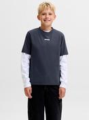 Club Back Script Crew Neck Tee Junior - Outer Space
