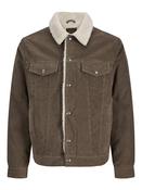 Connor Corduroy Trucker Jacket - Walnut image