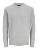 Wesley Knit Mock Neck - Light Grey Melange image