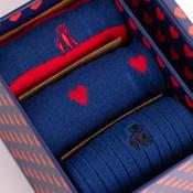 Love Heart Bamboo Socks Gift Set - 3 Pairs image