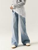 Bella Wide Rhine Jeans - Light Blue Denim image
