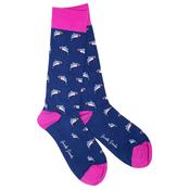 Navy Shark Socks image