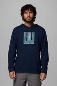 Mens Columbia Trek™ Graphic Hoodie-Collegiate Navy image