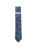 Men's Paisley Tie - Blue