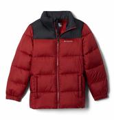 Columbia Boys Puffect II Puffer Jacket - Red Oxide/Black image