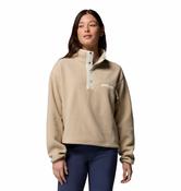 Columbia Women's Helvetia II Cropped Sherpa Half Snap Fleece - Ancient Fossil image