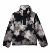 Columbia Boys Helvetia II Sherpa Half Snap Fleece - Black Dyeflower