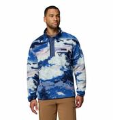 Mens Helvetia™ II Printed Half Snap Fleece-Collegiate Navy image