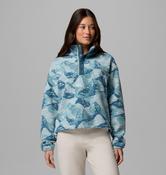 Womens Helvetia™ Ii Printed Cropped Half Snap-Marine Light image
