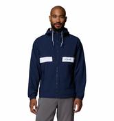 Mens Spire Valley™ Hooded Windbreaker-Collegiate Navy image