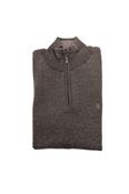 Tom Penn 1/4 Zip Knit - Brown image