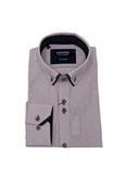 Advise Double Collar Lilac Strip Shirt image