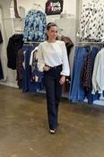 Jane Wide Leg Black Jean image