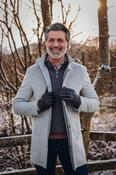 Grey Funnel Neck Coat image