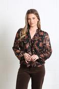 Rant &amp; Rave Anna Frill Top - Black