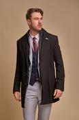 Sanford Black Wool Coat