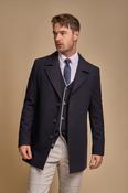 Marcus Navy Wool Coat