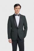 Aspen Olive Tuxedo Blazer