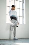 Viro White / Jay Blue Hoodie