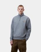 Half Zip American Script Sweat-Shady Blue image