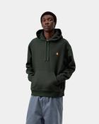Hooded American Script Sweat - Raven