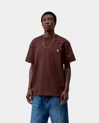 S/S American Script T-Shirt - Amarone image